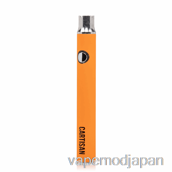 VAPE ジャパン カルチザン ボタン VV 350 510 バッテリー オレンジ